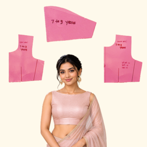 Boat Neck Sleeveless Blouse Paper Pattern