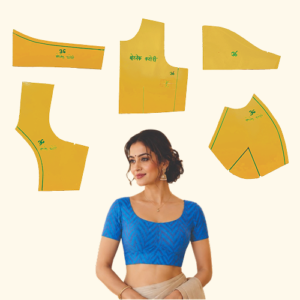 Boat Neck Katori Blouse Paper Pattern