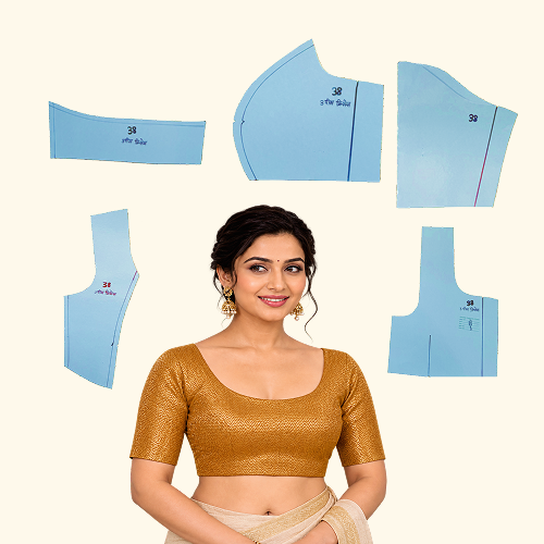 3 Pic Princess Blouse Paper Pattern